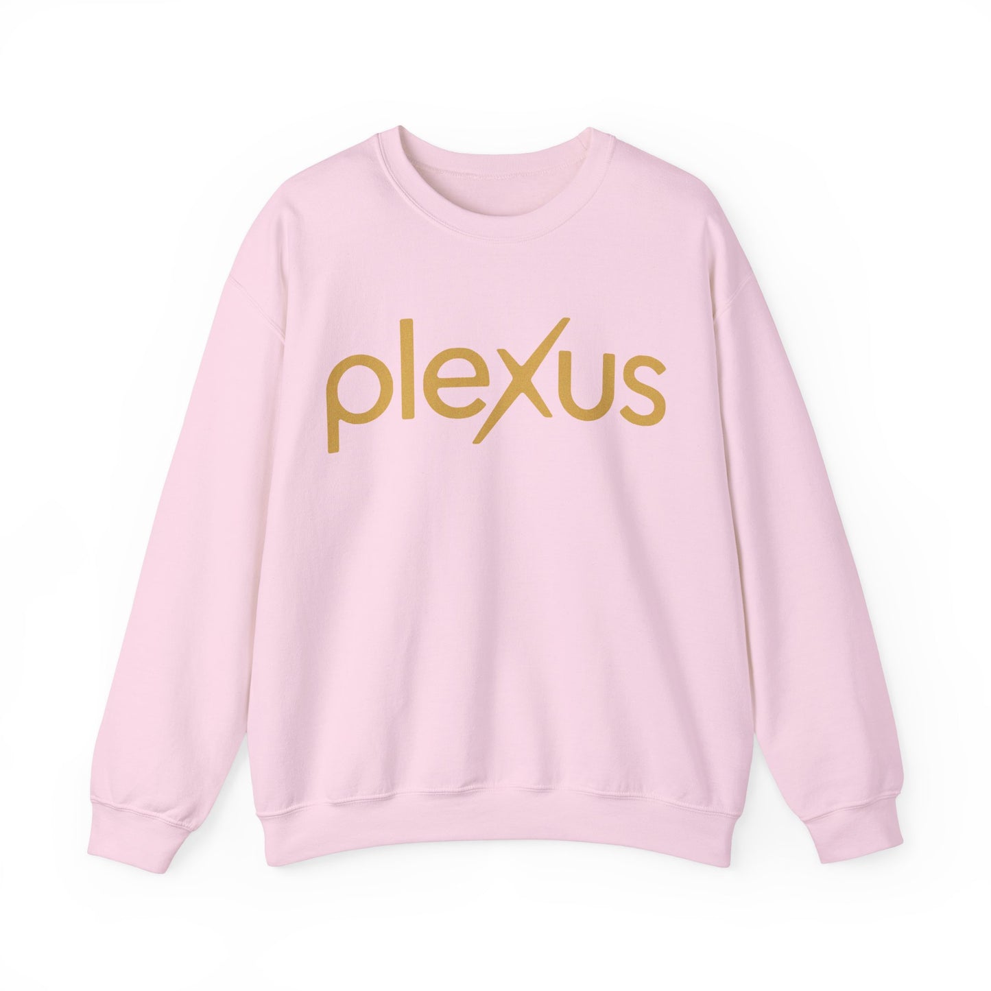 "Plexus" in Gold Women's Crewneck Sweatshirt