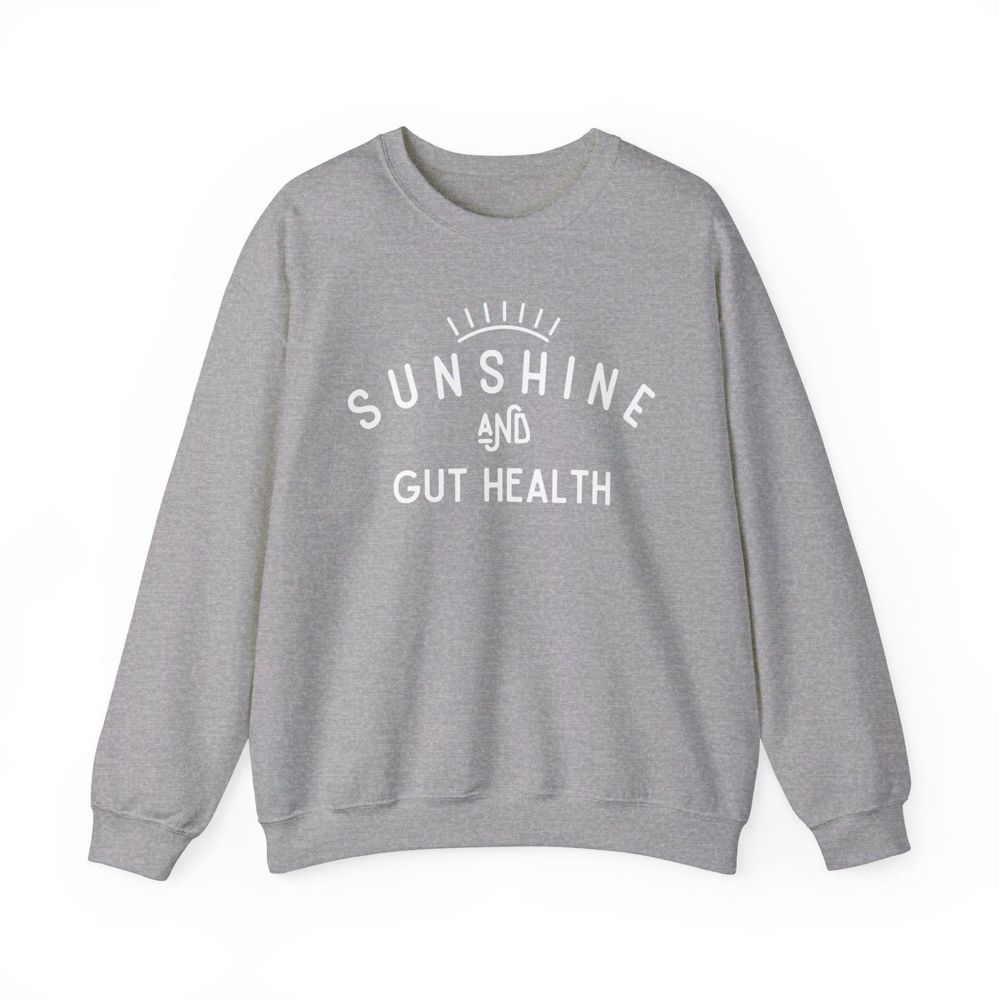 "Sunshine And Gut Health" Women's Crewneck Sweatshirt