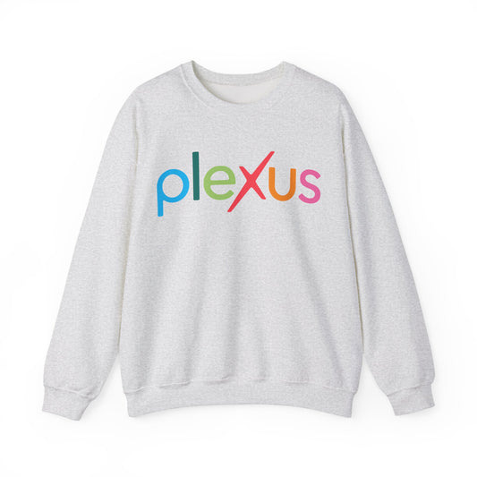 "Plexus" in Multicolor Women's Crewneck Sweatshirt