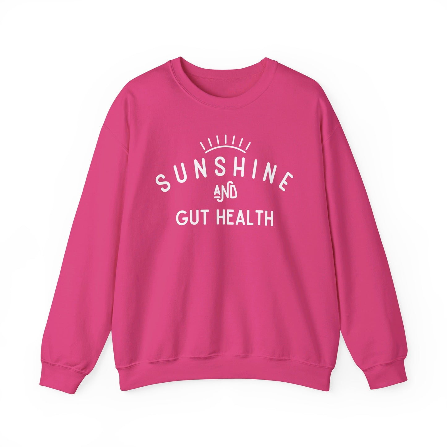 "Sunshine And Gut Health" Women's Crewneck Sweatshirt