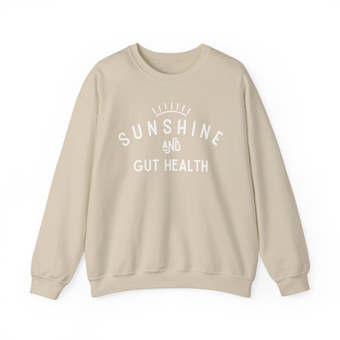 "Sunshine And Gut Health" Women's Crewneck Sweatshirt