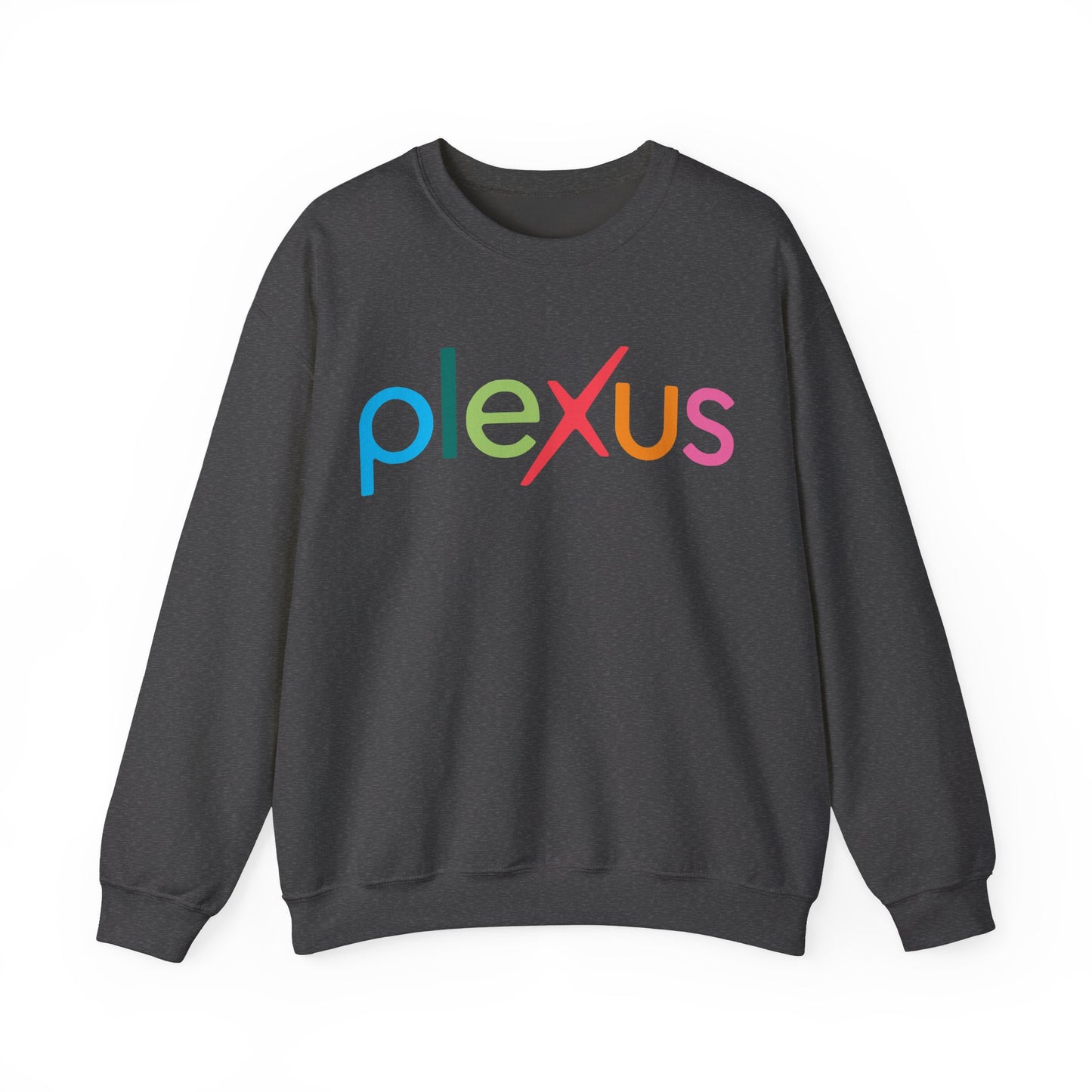 "Plexus" in Multicolor Women's Crewneck Sweatshirt