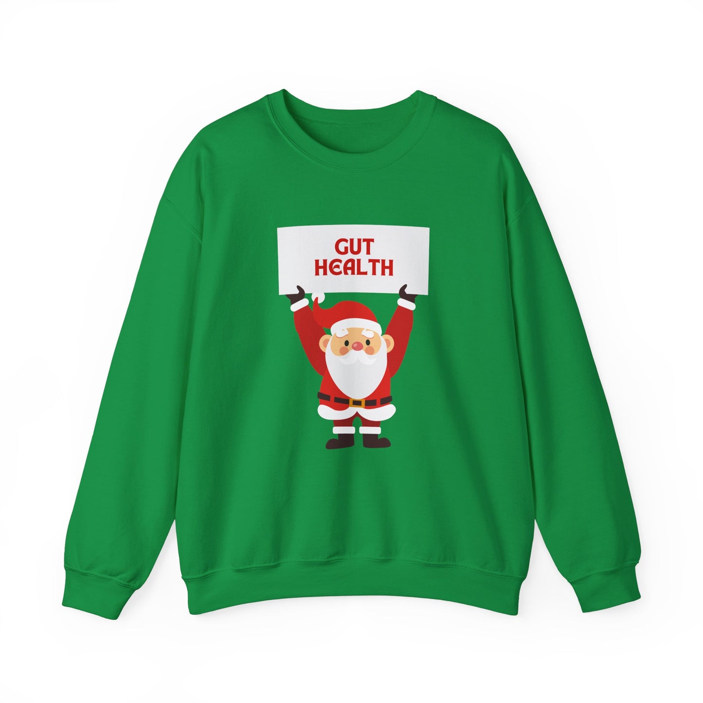 "Santa Says Gut Health" Women's Crewneck Sweatshirt