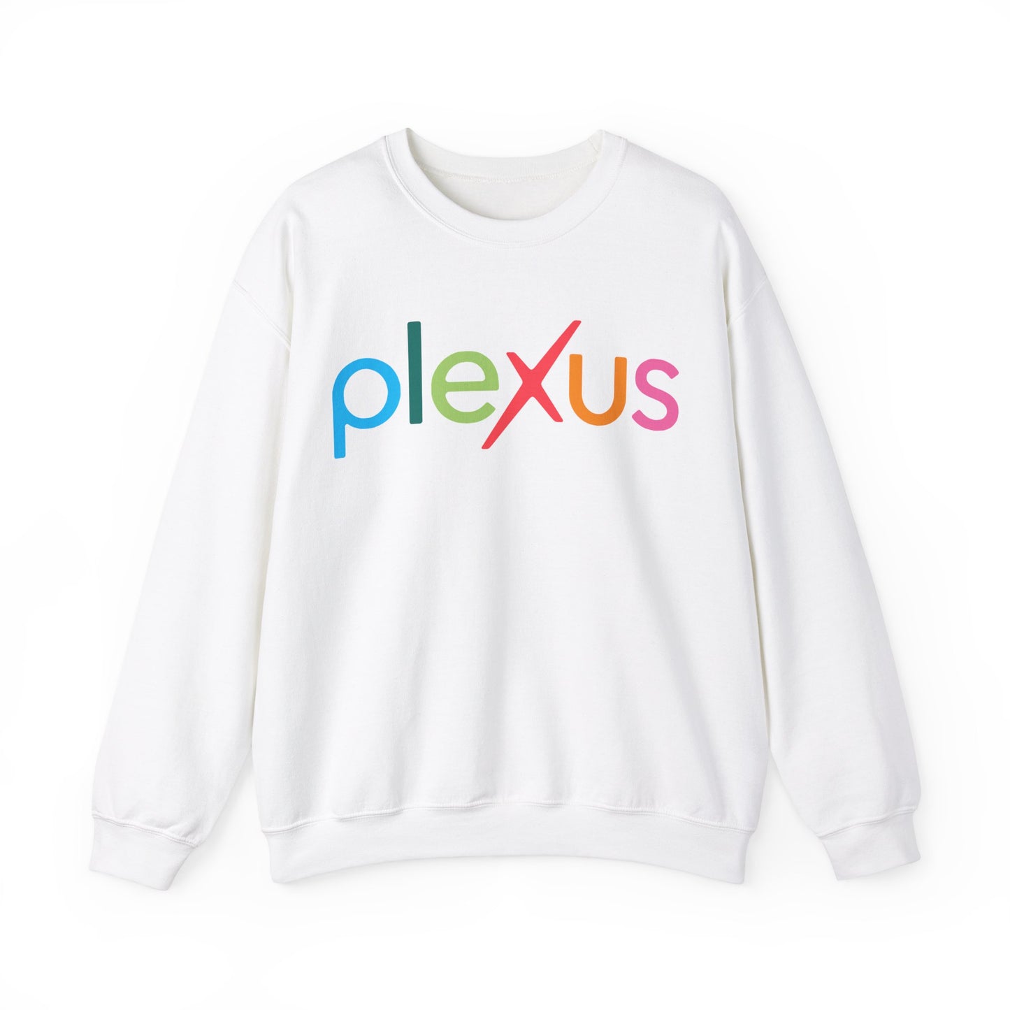 "Plexus" in Multicolor Women's Crewneck Sweatshirt