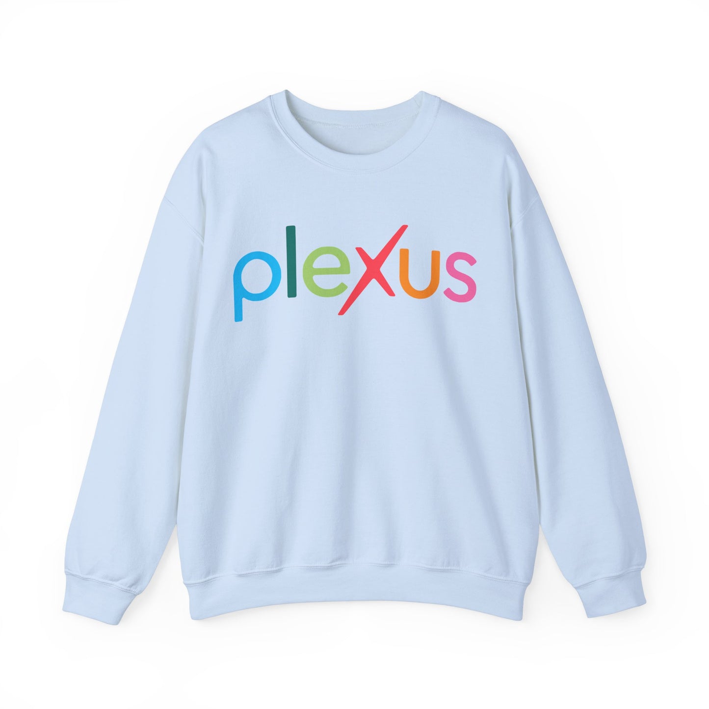 "Plexus" in Multicolor Women's Crewneck Sweatshirt