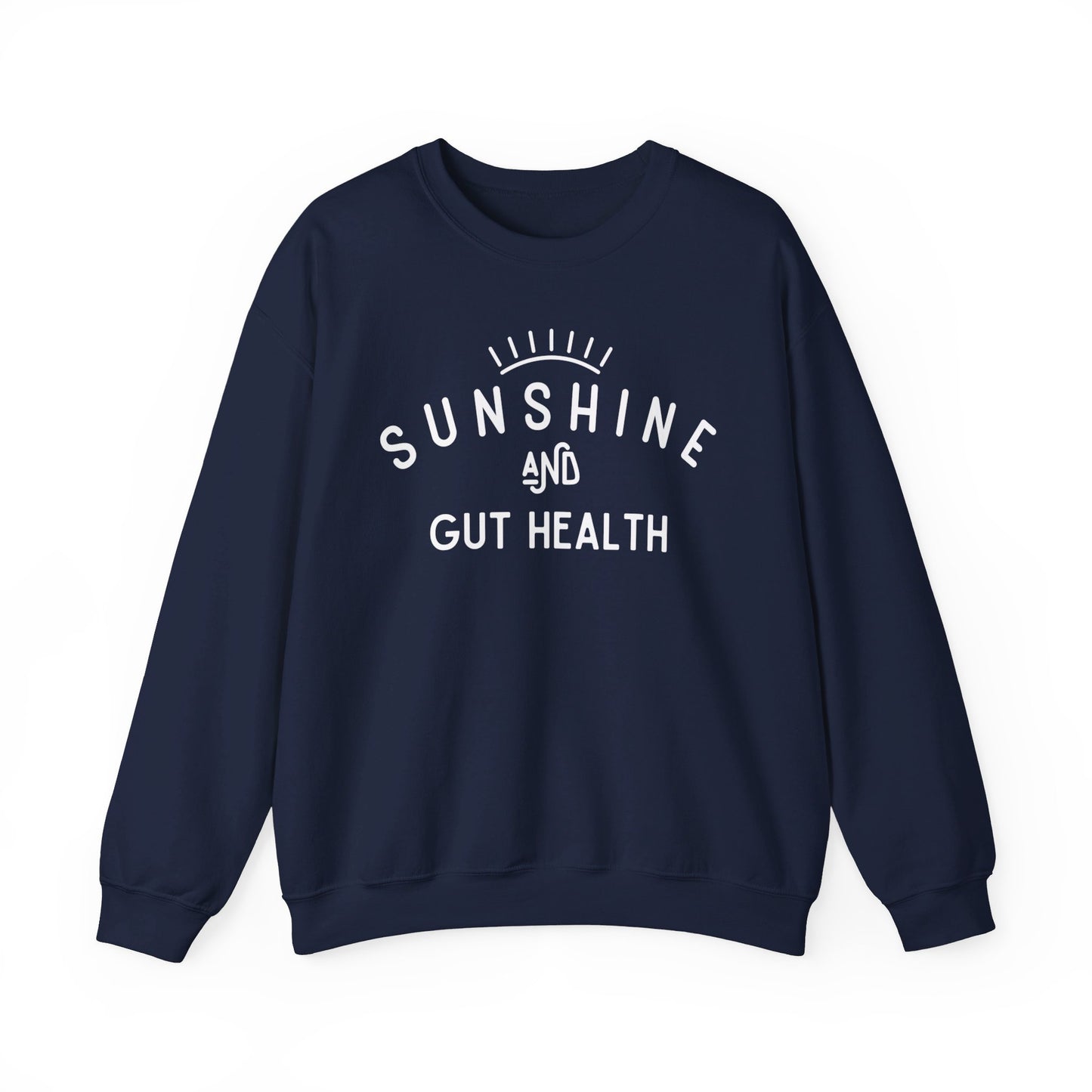 "Sunshine And Gut Health" Women's Crewneck Sweatshirt