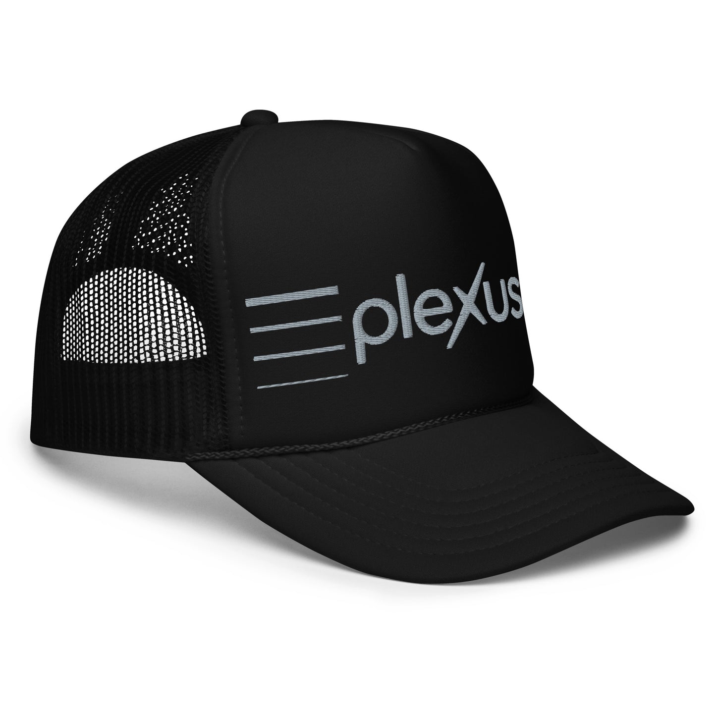 "Plexus" Embroidered Foam Trucker Hat