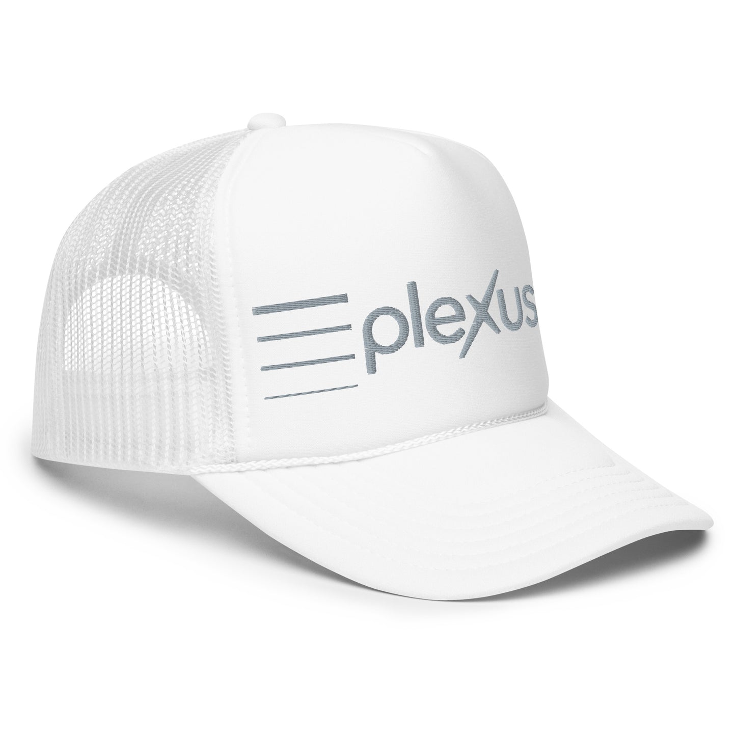 "Plexus" Embroidered Foam Trucker Hat