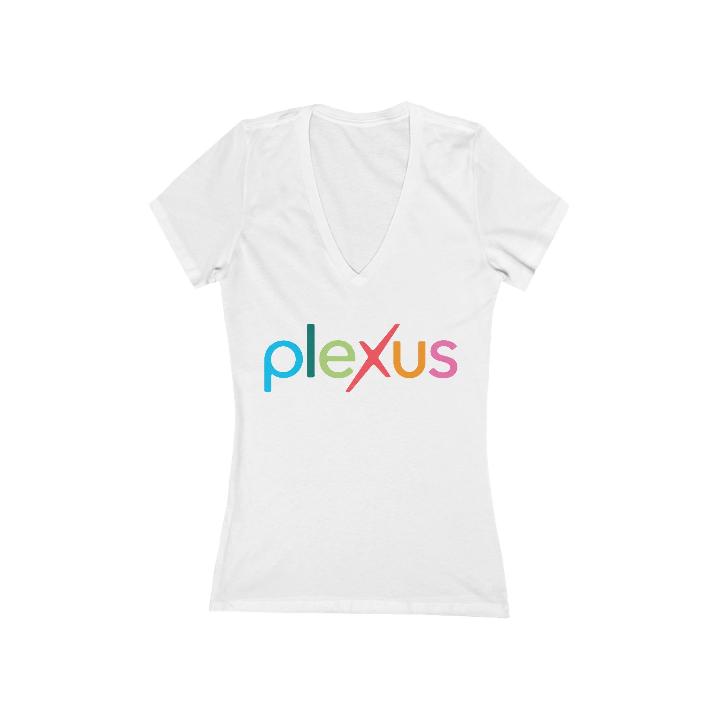 plexus swag white v-neck