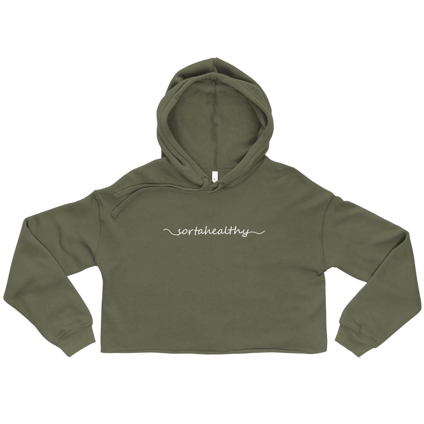 "Sortahealthy" Women's Crop Hoodie