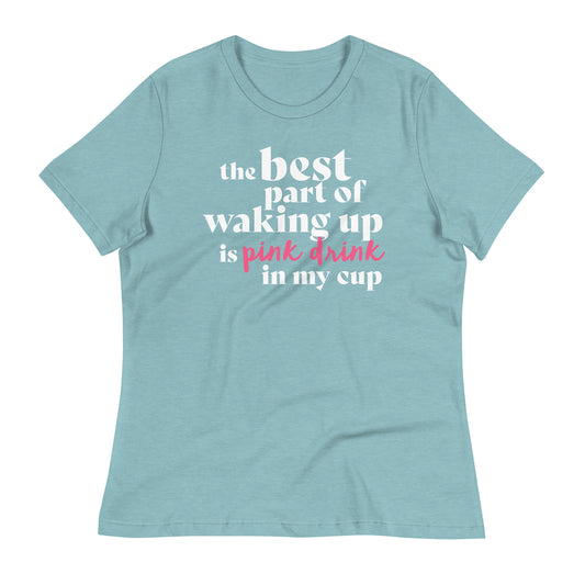 "Pink Drink in My Cup" Women's Jersey T-Shirt